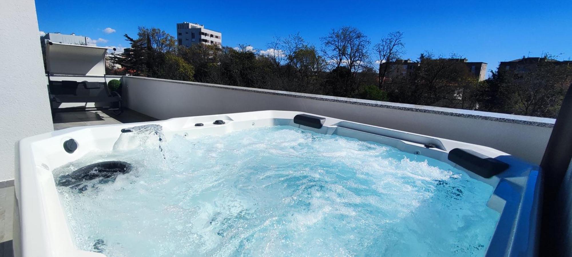 Villa Miema With Jacuzzi Задар Экстерьер фото